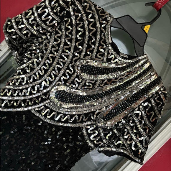 Stunning and elegant rare Lawrence Kazar cocktail dress - Picture 2 of 10